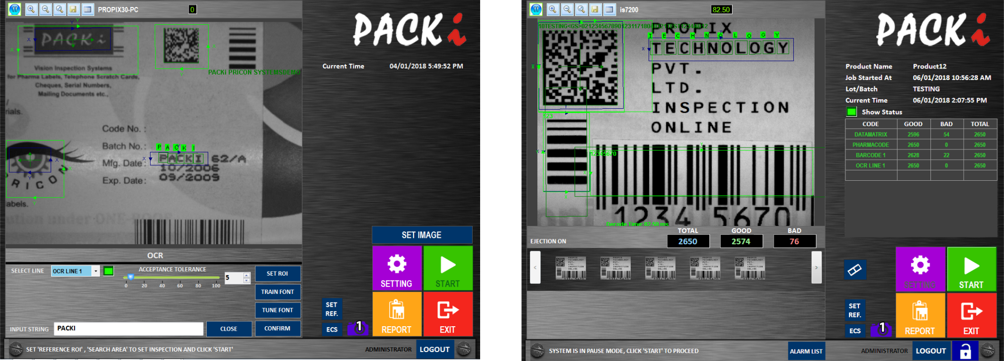 PACKi - Complete Vision Inspection System - SysTec GmbH